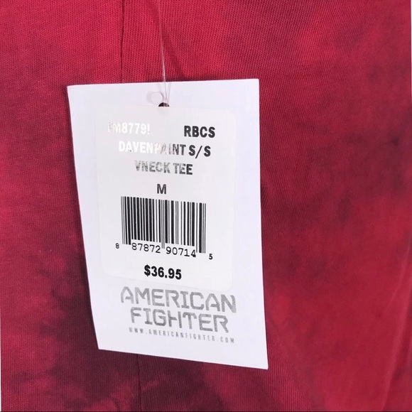 AMERICAN FIGHTER Mens T-Shirt DAVENPANIT Athletic - Picture 3 of 8
